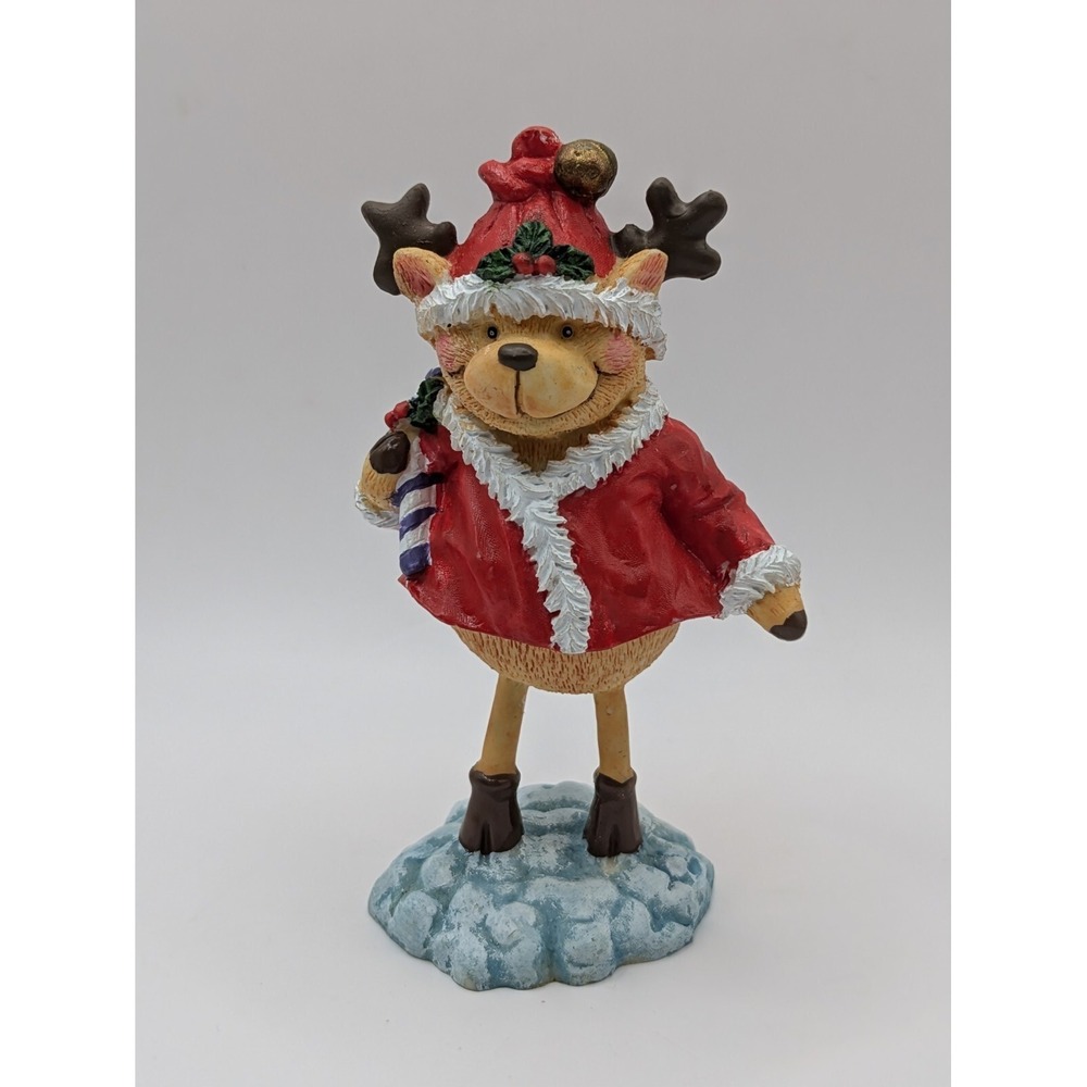 Vintage Santa's Collection Reindeer Santa 1997‎ Figurine 5"